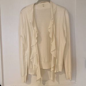 J Crew lightweight cotton cardigan